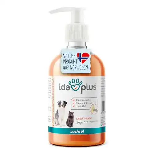 Lachsöl für Hunde von Ida Plus in 500 ml, Lebensmittelqualität