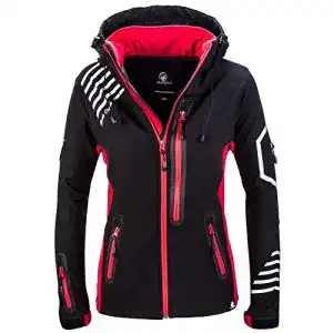 Langlaufjacke Damen Rock Creek Softshell Windbreaker für Outdoor-Aktivitäten