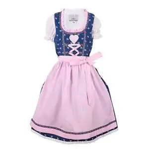 Dirndl für Kinder Ramona Lippert Julie in Dunkelblau, Größen 98-104