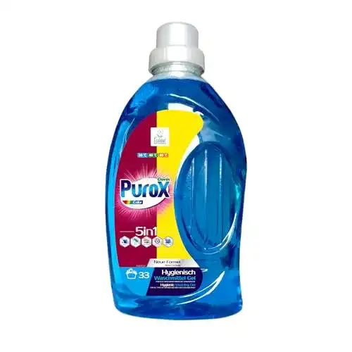 Clovin Purox Color Flüssigwaschmittel für farbige Textilien