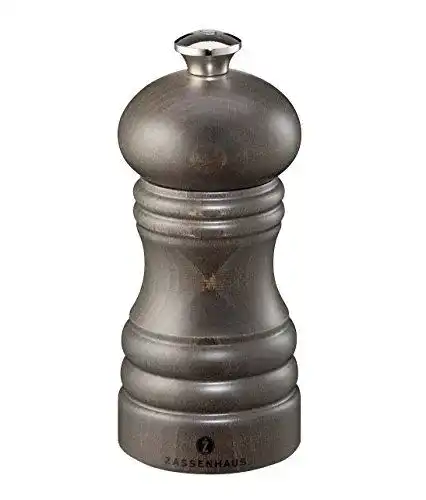Zassenhaus Berlin Pfeffermühle aus Holz, 12 cm, braun