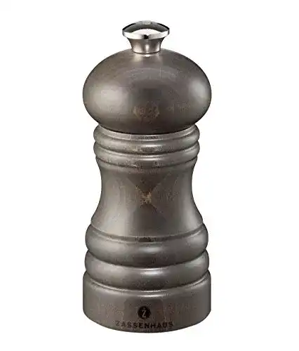 Zassenhaus Berlin Pfeffermühle aus Holz, 12 cm, braun