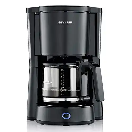 Severin Kaffeemaschine mit Glaskanne für bis zu 10 Tassen