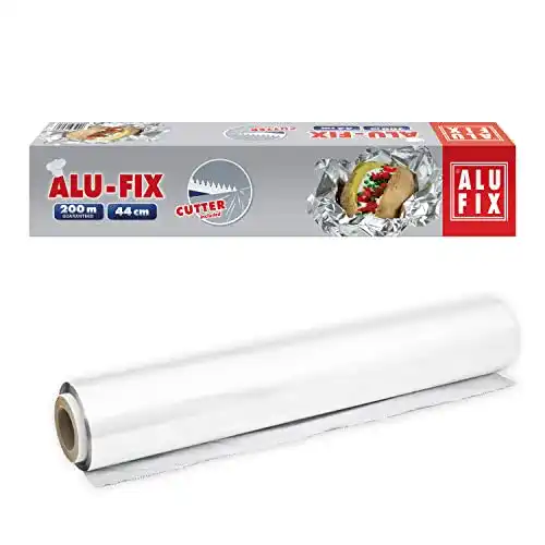 Alufix Extrastark Aluminiumfolie – große Frischhaltefolie für die Küche