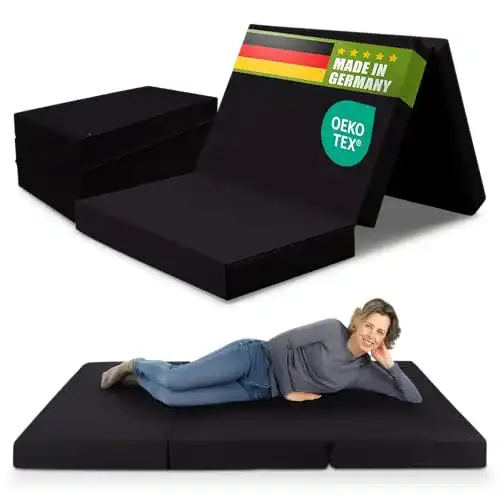 Klappmatratze 120×200 SHOGAZI, 12 cm Faltmatratze für Gäste und Reisen