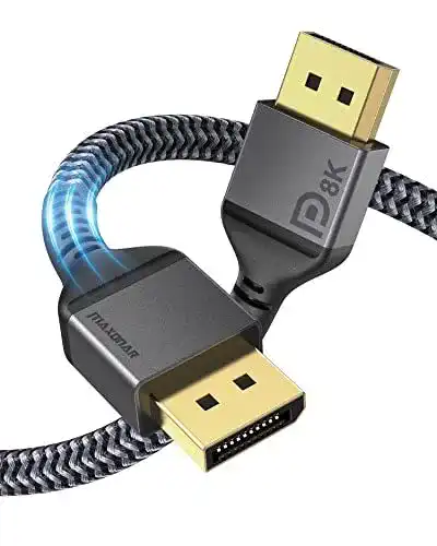 DisplayPort Kabel Maxonar 8K DP 1.4 3M für Gaming und UHD