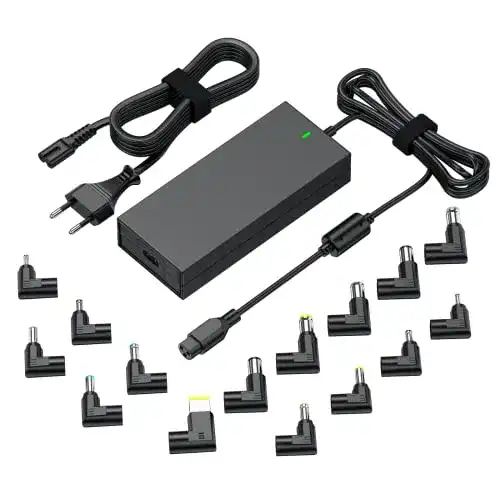 Universelles 90W Netzteil für Laptops mit 15 Adaptersteckern
