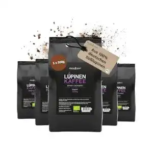 Lupinenkaffee von effective nature, 5 x 500 g Pulver