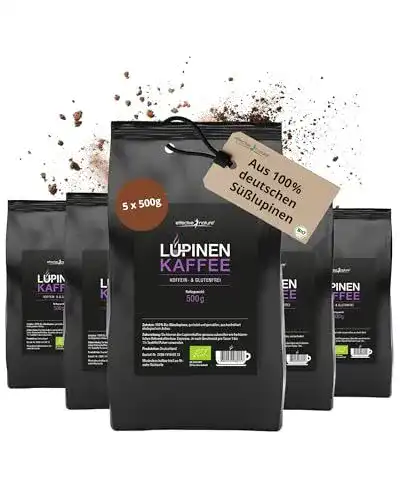 Lupinenkaffee von effective nature, 5 x 500 g Pulver