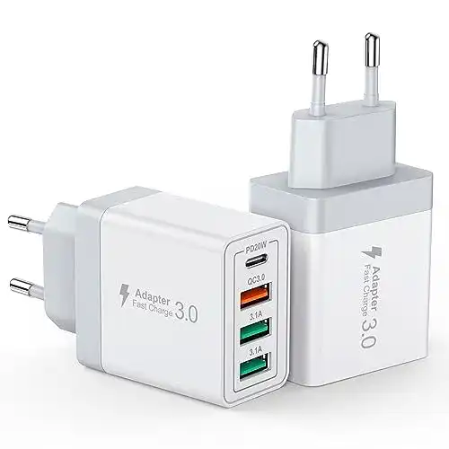 Anykon 40W USB C Schnellladegerät für iPhone und weitere Geräte