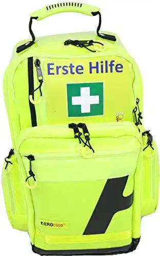 Notfallrucksack Aerocase Medicus PRO 28 Liter – Leer – Gelb