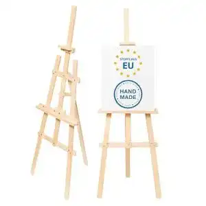 Holzstaffelei für Kinder und Erwachsene, höhenverstellbar bis 180 cm