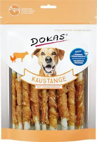 Dokas Kaustange Getreidefreier Kausnack für Hunde im 9er Pack