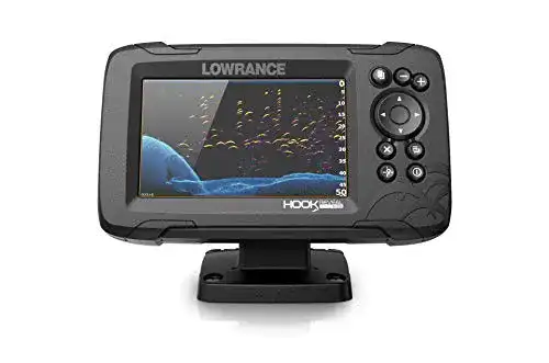 Lowrance Echolot Hook Reveal 5X SplitShot – 5 Zoll Fischfinder