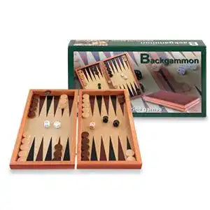 Backgammon Holz von Aquamarine Games aus FSC-zertifiziertem Holz