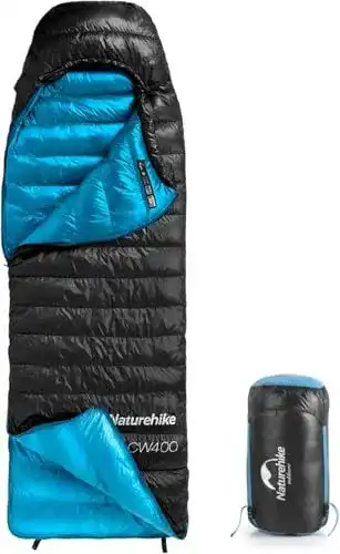 Naturehike CW400 Daunenschlafsack ultraleicht für Camping und Wandern
