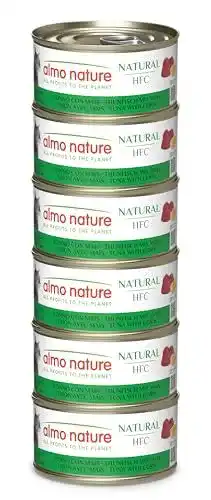 Almo Nature Katzenfutter Megapack Nass Thunfisch mit Mais 6er Pack
