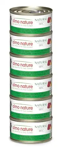 Almo Nature Katzenfutter Megapack Nass Thunfisch mit Mais 6er Pack