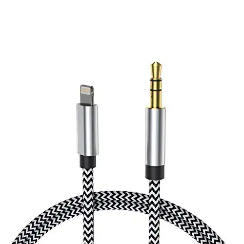 Lightning auf Klinke Lcueguk Aux Kabel für iPhone MFi-zertifiziert