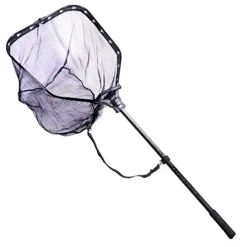 Raubfischkescher von Zite Fishing mit gummiertem Netz
