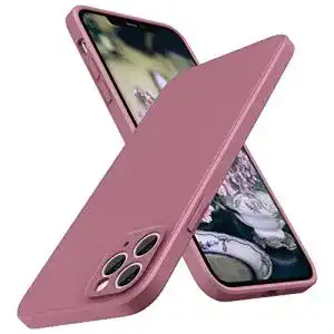 iPhone 11 Pro Max Hülle aus Silikon mit flachen Kanten