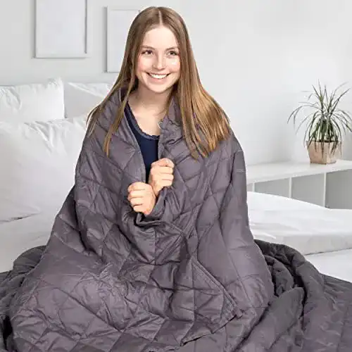 Wellax Therapiedecke Gewichtsdecke 7,2kg 152x203cm