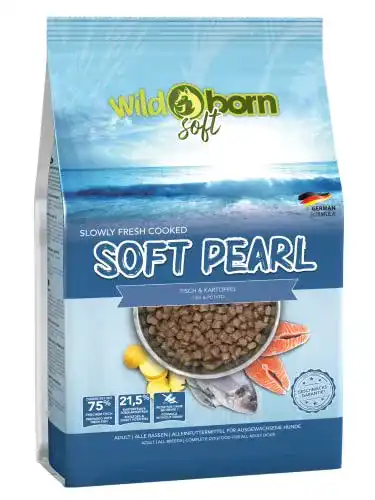 Wildborn Soft Pearl 4kg getreidefreies Hundefutter mit Fischfleisch