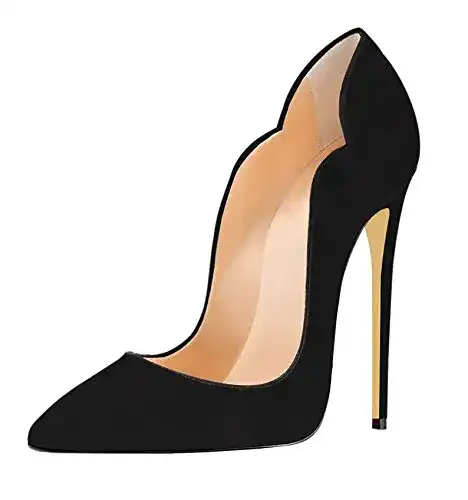 Damen Pumps mit spitzer Zehenpartie und Stiletto-Absatz