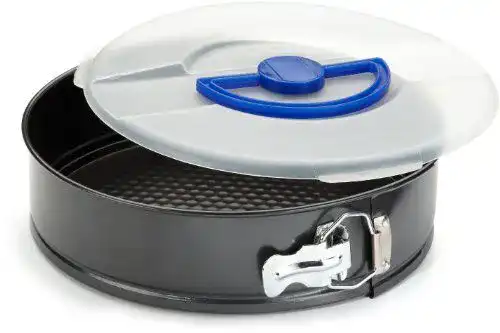 Springform 26 cm von Axentia mit Transportdeckel