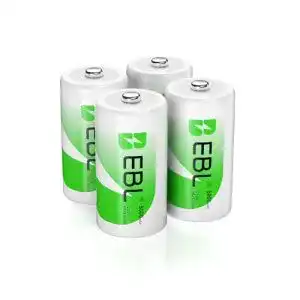 Baby C Akku EBL 5000mAh – Wiederaufladbare Ni-MH Batterie im 4er Pack