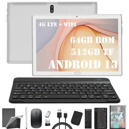 Tablet mit Stift ZONKO 10 Zoll Android 13 4G LTE