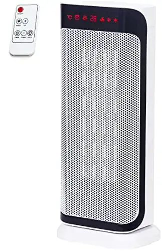 Heizlüfter 2000 Watt Keramik mit Fernbedienung und Oszillation