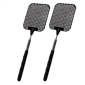 Teleskop Fliegenklatschen Set ECENCE 2er Set ausziehbar 26 cm
