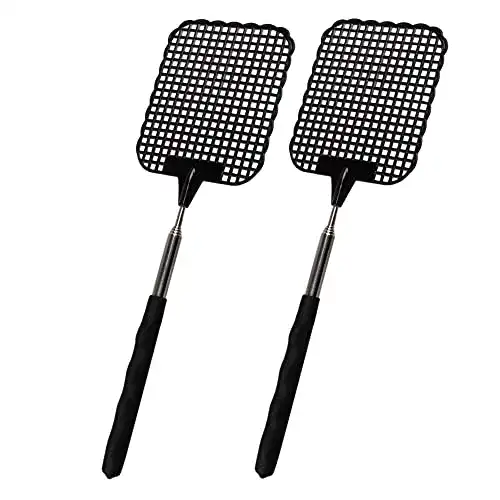 Teleskop Fliegenklatschen Set ECENCE 2er Set ausziehbar 26 cm
