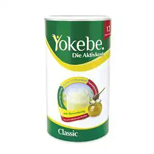 Yokebe Aktivkost Classic Diätshake 480 g für Gewichtsabnahme