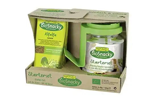 Sprossengläser Rapunzel Bio Keimglas Starter Set