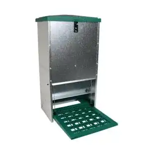 Futterautomat für Hühner mit Anti-Insekt-Schutz und 20 kg Füllmenge