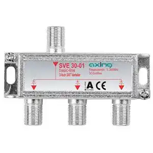 Sat-Verteiler 3-fach Axing SVE 30-01 für Satelliten-Anlagen