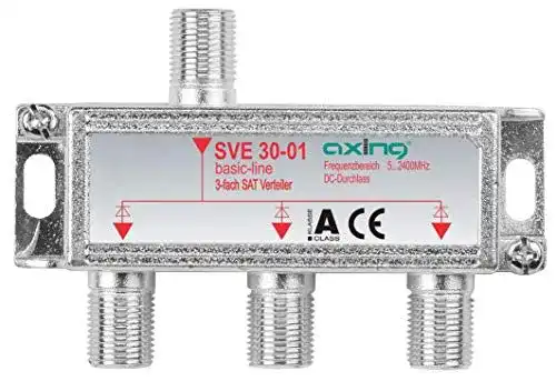 Sat-Verteiler 3-fach Axing SVE 30-01 für Satelliten-Anlagen