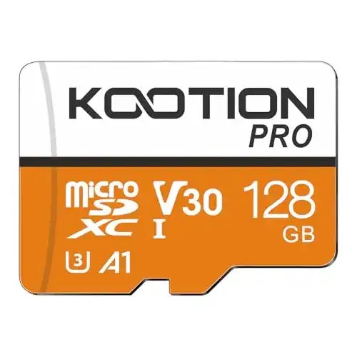 Kootion Micro SD Karte 128GB UHS-I für Smartphones und Kameras