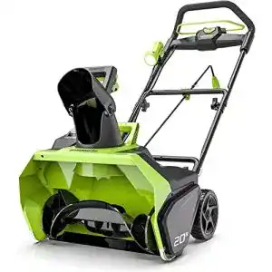 Elektro-Schneefräse Greenworks GD40ST Einstufige Akku Schneefräse