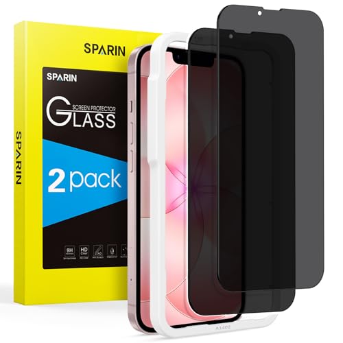 Sichtschutzfolie für iPhone 14 und iPhone 13 – SPARIN 9H Härte Glas