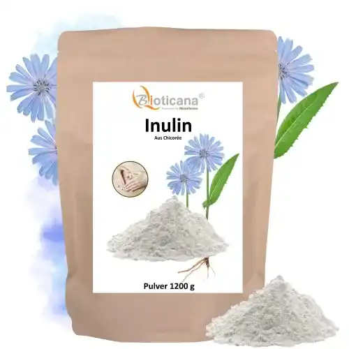 Inulin Bioticana – Pulver aus Chicoree-Wurzel – 1200 g