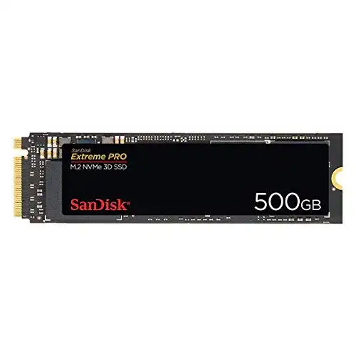M.2-SSD 500 GB Sandisk Extreme PRO NVMe 3D interne SSD