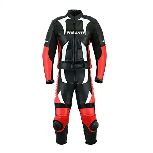 Motorradbekleidung PROANTI Lederkombi für Motorradfahrer