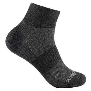 Wrightsocks Profi Sportsocke grau mittellang Quarter Coolmesh II Merino Wolle