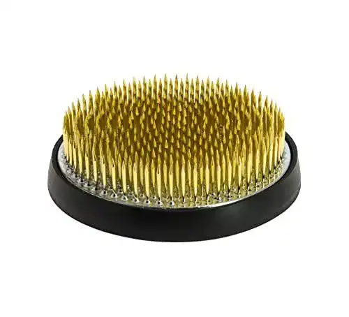 Steckigel Tierra Zen KE106 Kenzan Rond 80 mm in Braun