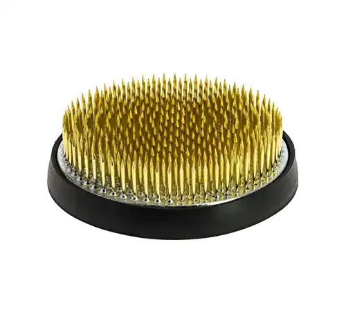 Steckigel Tierra Zen KE106 Kenzan Rond 80 mm in Braun