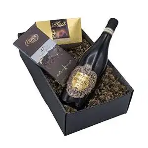 Präsentkorb The Wine Guys Sinneszauber mit italienischem Rotwein