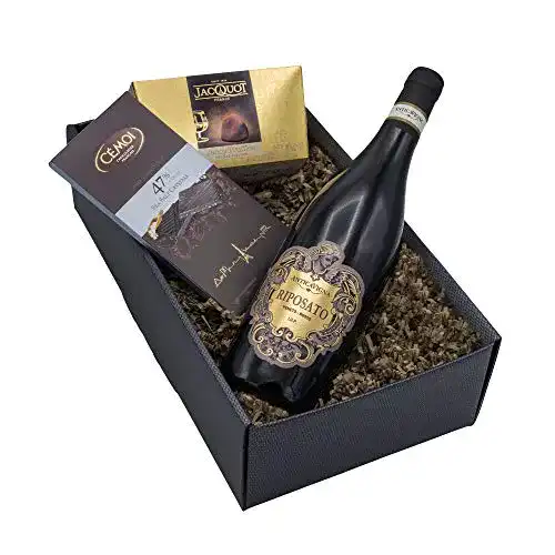Präsentkorb The Wine Guys Sinneszauber mit italienischem Rotwein